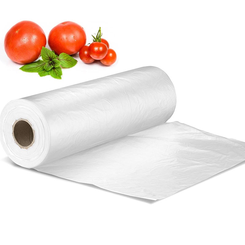 12 X 16 Plastic Produce Bag on a Roll Bread and Grocery Clear Bag 350 BagsRoll Total 4 Rolls